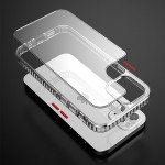 Wholesale Transparent Shockproof Clear Back Shell Case for iPhone 12 / 12 Pro 6.1 (Clear)